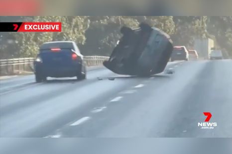 Road rage idiot charged after allegedly crashing into driver, chasing them with a knife