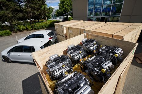 Forget an LS swap, a VW VR6 Turbo crate motor is a neat way to cram 550hp in your project