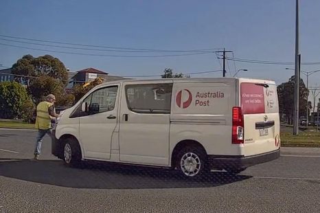 Australia Post investigating 'completely unacceptable' road rage incident