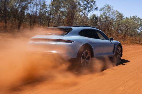 Gallery: Porsche traverses Australia in Taycan electric car
