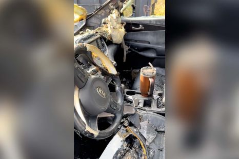 This cup survived a car fire, so its maker is buying the owner a new car