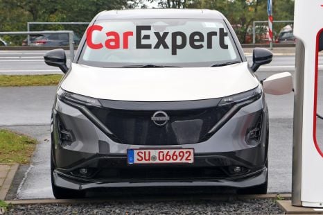 A Nismo electric SUV? Sportier Nissan Ariya spied