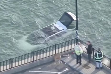 Toyota bZ4X electric car takes plunge off US boat ramp