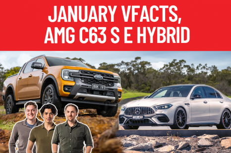 Podcast: January VFACTS, four-cylinder Mercedes-AMG C 63 S E Performance