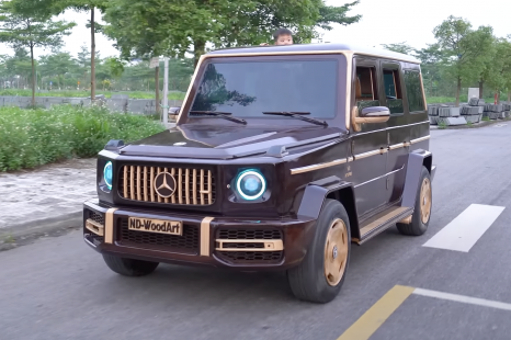Wood you buy this timber Mercedes-Benz G-Wagen?