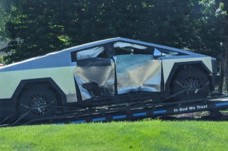 Tesla Cybertruck gets real-world crash test