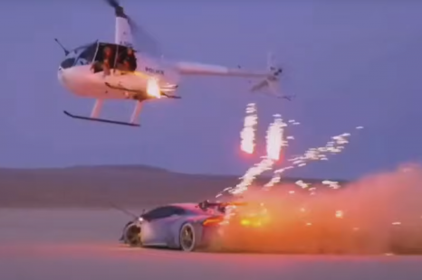 YouTuber faces prison for wild stunt with fireworks, helicopter, Lamborghini