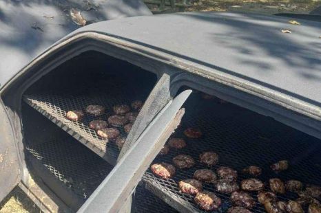 Have an old banger sitting around? Turn it into a giant barbecue!