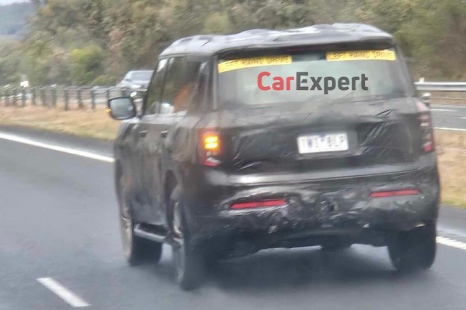 2025 Nissan Patrol spied testing in Australia