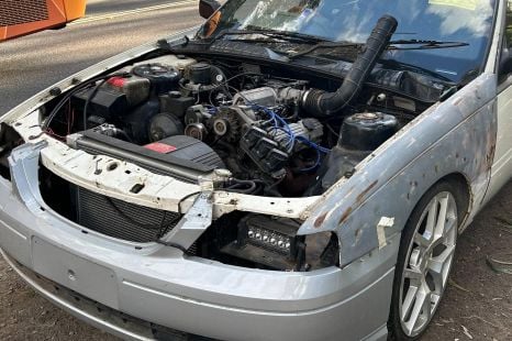 Holden Commodore scrapyard special defected by police gives new meaning to SS