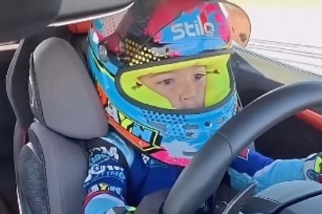 Five-year-old tops 300km/h behind the wheel of a Lambo