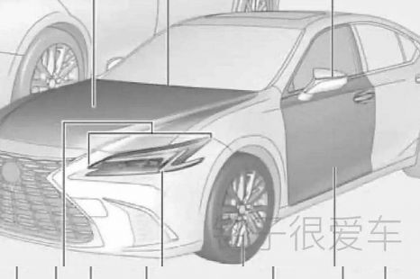 Lexus ES: Updated luxury sedan leaked