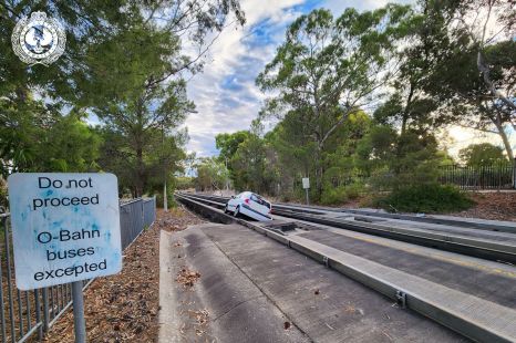 Another driver gets stuck on the 'road' where Aussie motorists keep getting stranded