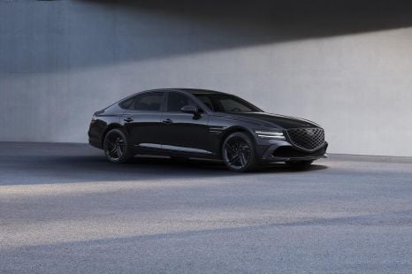 Chrome-loving luxury brand goes stealth with blacked-out luxury sedan