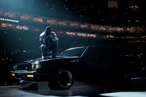 What was Kendrick Lamar's car in the Super Bowl halftime show?