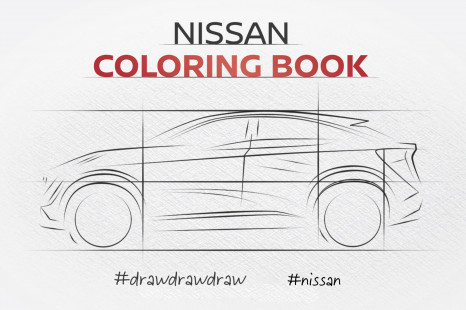 Pass the time during COVID-19 with a Nissan colouring book