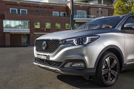 MG donates vehicles to Sydney hospitals