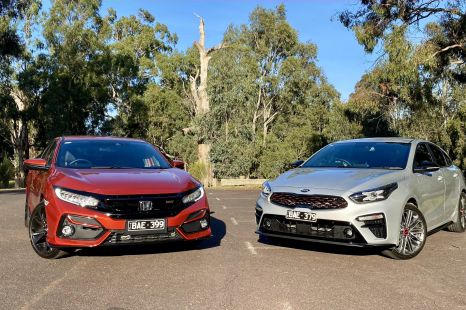 2020 Kia Cerato GT v Honda Civic RS