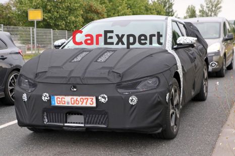 Kia electric car spied