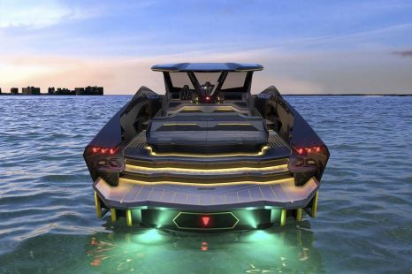 Lamborghini's 4000hp, 24-cylinder yacht will set you back $4.8 million