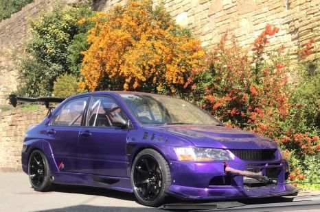 Just a casual 1,800hp R35 GTR Motor stuffed into a Mitsubishi Evolution VIII