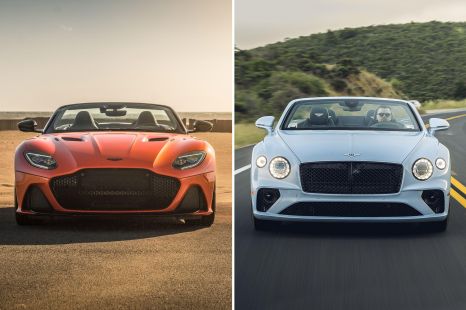 Design Battle: Aston Martin DBS Superleggera Volante vs Bentley Continental GT Convertible