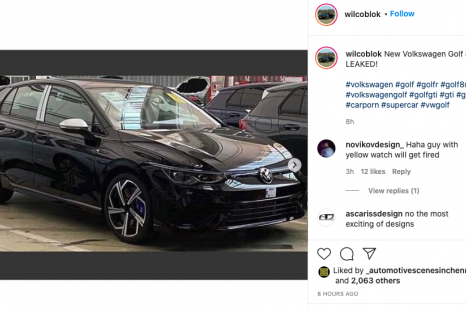 2021 Volkswagen Golf R spied undisguised