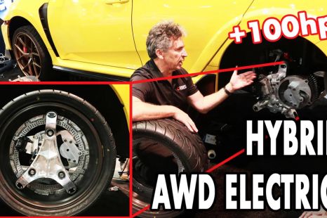 Turn your FWD into an AWD hybrid electric powerhouse