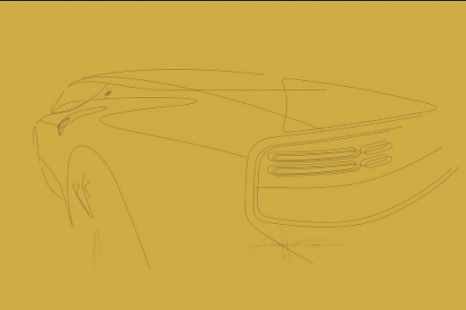 Nissan 400Z rear-end teased in new sketch