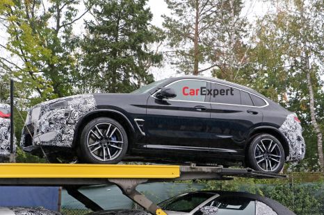 2021 BMW X4 M update spied