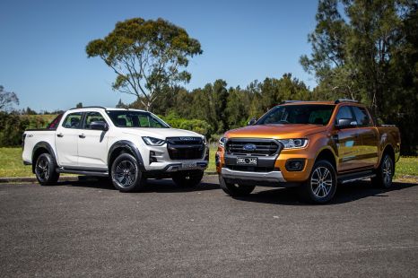 2021 Isuzu D-Max X-Terrain v Ford Ranger Wildtrak Bi-Turbo