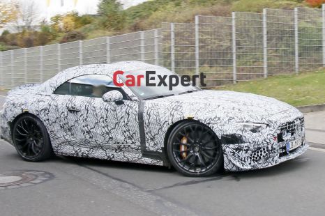 2021 Mercedes-Benz SL interior and exterior spied