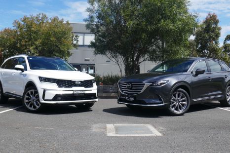 2021 Kia Sorento GT-Line v Mazda CX-9 GT comparison