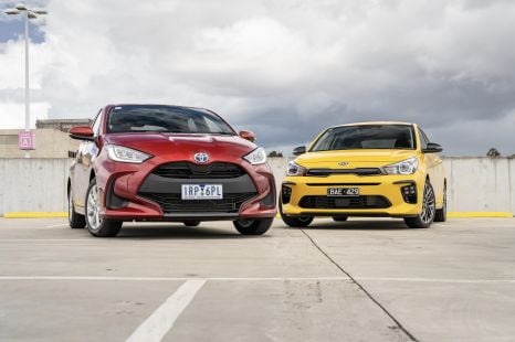 2021 Kia Rio GT-Line v Toyota Yaris SX comparison