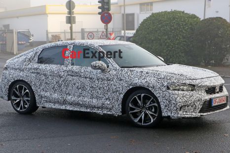 2022 Honda Civic hatch spied
