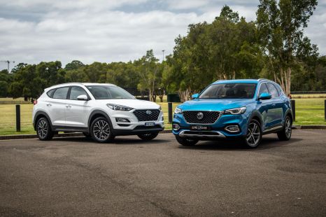 2021 MG HS Excite v Hyundai Tucson Active X  comparison