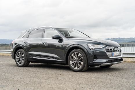 Audi e-tron battery range grows with software update
