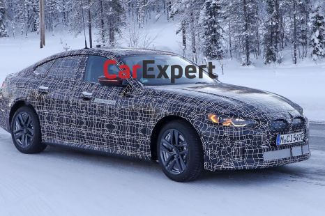 2021 BMW i4 spied