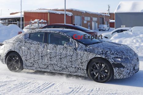 2022 Mercedes-Benz EQE sedan spied