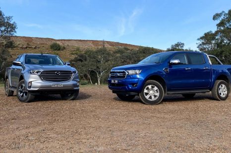 2021 Ford Ranger XLT v Mazda BT-50 XTR comparison