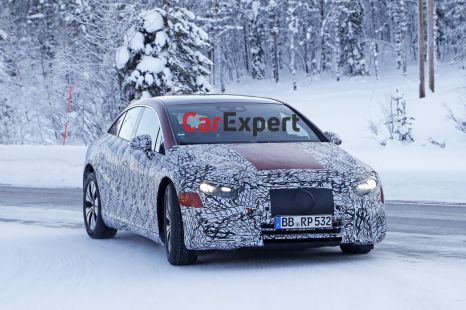 2021 Mercedes-Benz EQS spied