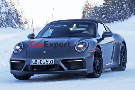 2021 Porsche 911 GTS spied