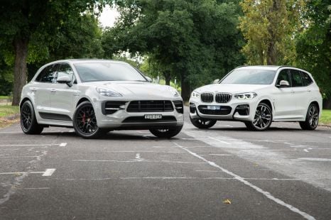 2021 BMW X3 M40i v Porsche Macan GTS comparison