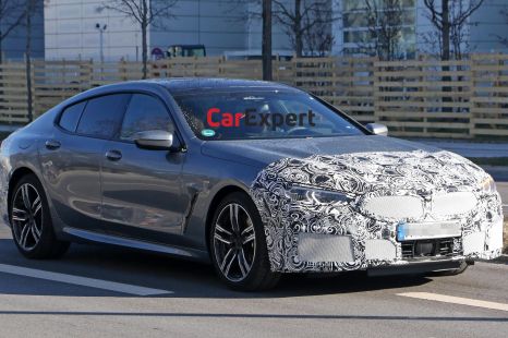 2021 BMW 8 Series facelift spied