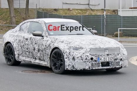 2022 BMW M2 spied again