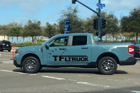 2022 Ford Maverick spied undisguised