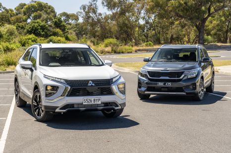 Kia Seltos Sport+ v Mitsubishi Eclipse Cross Aspire comparison