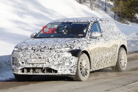 2022 Audi Q6 e-tron spied