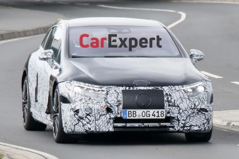 2022 Mercedes-AMG EQS spied