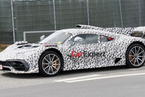 Mercedes-AMG Project One spied again